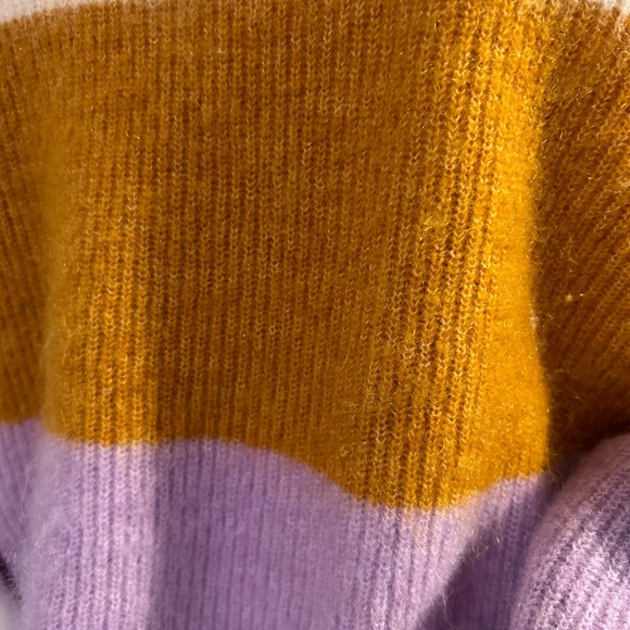 H&M Premium Selection Striped Mohair & Wool Sweater size M - Picture 13 of 14